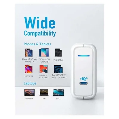Anker Powerport Atom Iii 60W Gan With Piq 3 - White